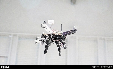 ساخت ربات پرنده 6موتوره در دانشگاه آزاد